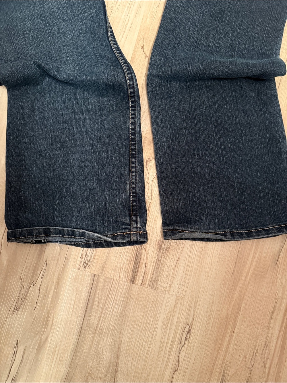 Dark Wash Women's Boot Cut Jeans with Stud Detail - Picture 6 of 10